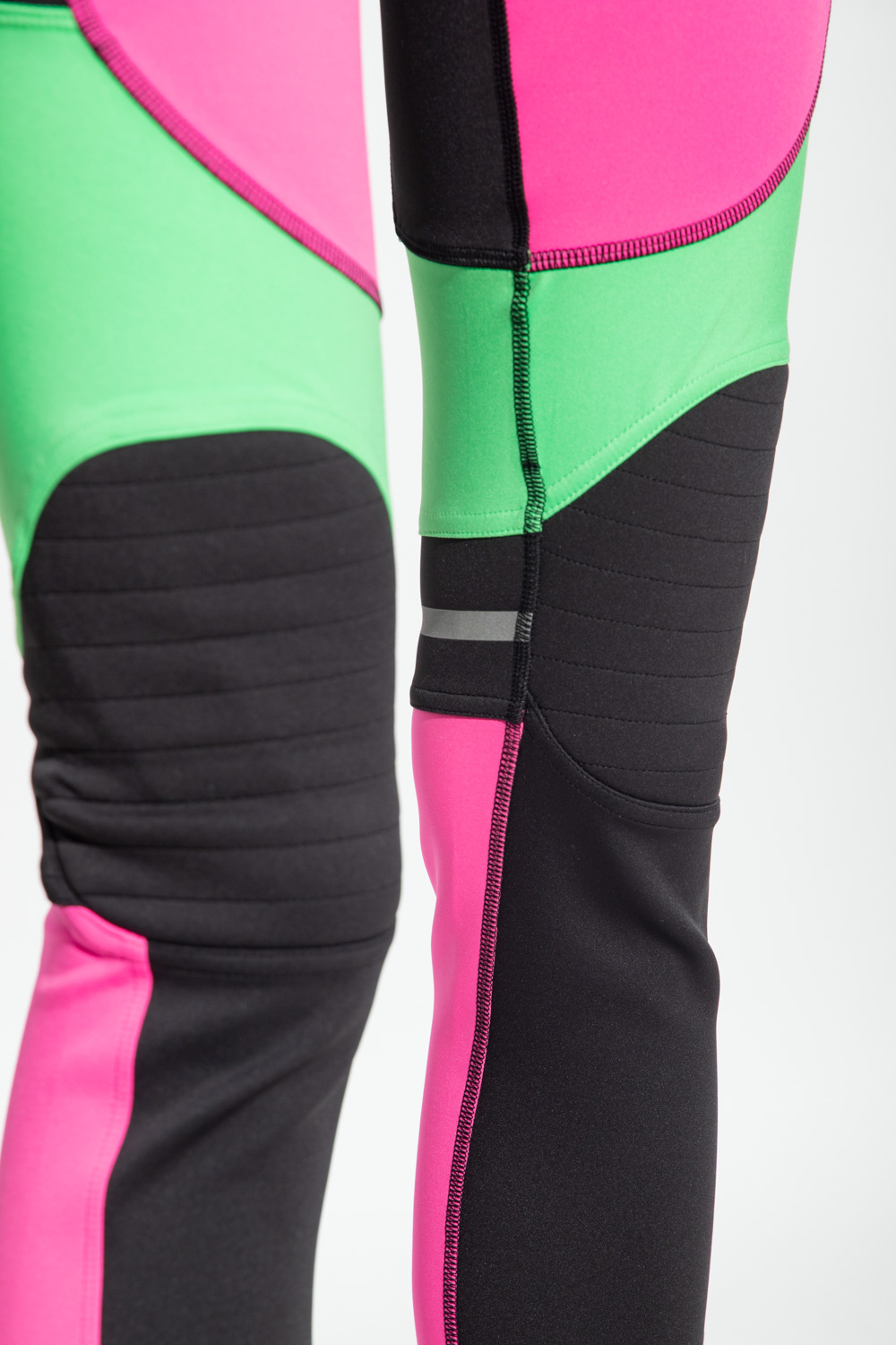 Adidas pink and green leggings on sale